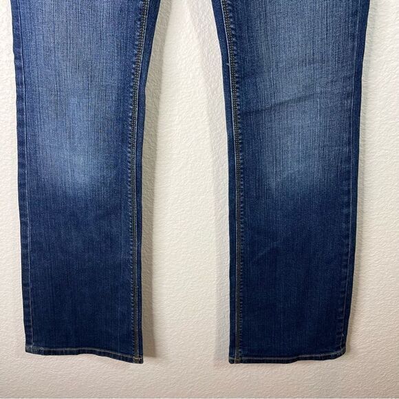 Ann Taylor LOFT Womens Curvy Boot Jeans Medium Wash Denim Stretch Blue 25 / 0 - Picture 3 of 8